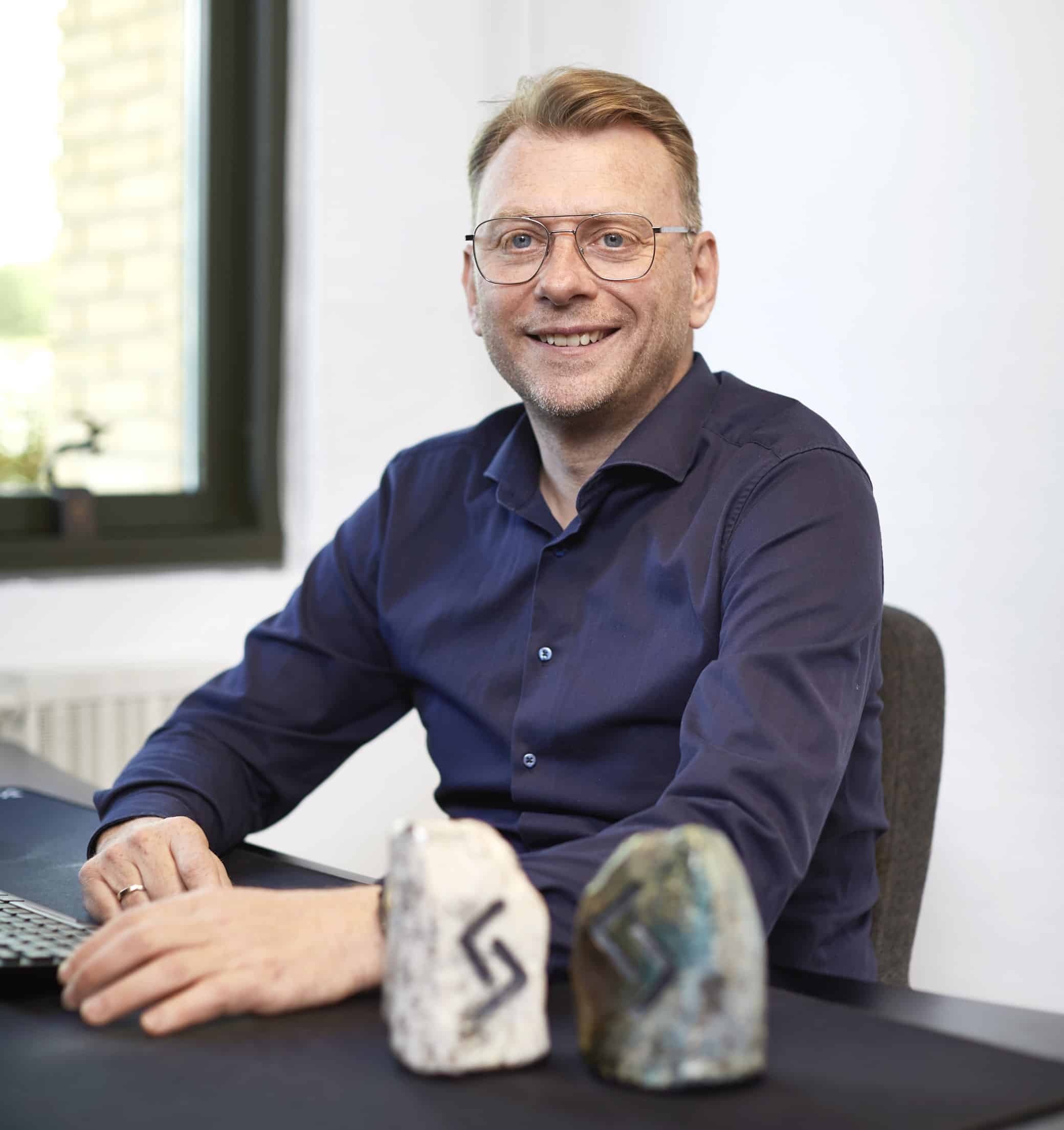 Portræt af Anders Steinmetz Thomsen